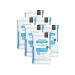 Simpleaf Flushable Wet Wipes | Eco- Friendly, Paraben & Alcohol Free | Hypoallergenic & Safe for Sensitive Skin | Unscented Soothing Aloe Vera Formula (6 Pack) Unscented  6 Pack (25 Count)