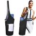 PACEARTH Yoga Mat Bag, 40" x15 Large Size Yoga Mat Carrier,Reversible Two-Tone Yoga Mat Tote-Fits Most Size Mats Black