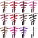 IS'MINE Matte Lip Liner Pencil Set - 12 Assorted Colors | Waterproof Longwear Lip Makeup Pencils - Color Set-3 - Buy Online on SooperMarket.com