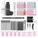 Lomansa Lash Lift Kit with Black Color - 4 in 1 Eyelash and Eyebrow Coloring Kit for Perming, Curling, and Lifting - Buy Online on SooperMarket.com
