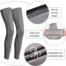 Geyoga 3 Pairs Full Compression Leg Sleeves | UV Protection | Outdoor Sports Cycling | Black Navy Blue Dark Grey | Medium - Buy Online on SooperMarket.com