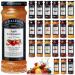 St Dalfour Jam Pick N Mix - Create Custom Jam Combo with 21+ Flavours | Apple & Cinnamon Black Cherry Blackberry Blackcurrant | 3 Pack (284g) - Perfect Jam Gift Set for Jam Lovers