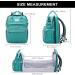 Buy SndMor Mint Green Diaper Backpack - Multifunctional Wrap Bag with Bed Function Stroller Hook & Large Capacity for Moms & Dads - Buy Online on SooperMarket.com