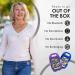 OZO Fitness CS1 Easy Pedometer for Walking - Step Counter with Large Display  Clip on and Lanyard Purple - Buy Online on SooperMarket.com