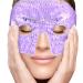 PerfeCore Eye Mask Get Rid of Puffy Eyes Migraine Relief  Sleeping  Travel Therapeutic Hot Cold Compress Pack With Cover Gel Beads  Spa Therapy Wrap for Sinus Pressure Face Puffiness Headaches Purple 1 Count (Pack of 1) ...