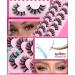 Geeneiya 09B Fairy Lashes Mink False Eyelashes D Curl Cat Eye - Natural and Fluffy Extensions Look - Buy Online on SooperMarket.com