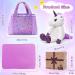 Latocos Unicorn Gifts for Girls Age 3-8: Plush Unicorn Stuffed Animal Blanket Bag - Perfect Kids Birthday or Christmas Present for Toddlers 3-8 Years Old - Buy Online on SooperMarket.com