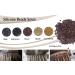 1000 Pcs Silicone Lined Micro Rings Links Beads for Hair Extensions Tool - Black, Dark Brown, Brown, Dark Blonde, Blonde - Buy Online on SooperMarket.com