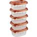 GladWare Design Series Food Storage Containers 9 Oz  5 Ct | Small Snack Containers for Snacks & Small Meals  Food Storage from Glad | Glad Plastic Food Containers with Lids  Plastic Food Storage 9 oz - 5 Count - Buy Online on SooperMarket.com