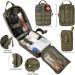 216 Pcs Survival First Aid Kit - Professional Gear for Emergency Hiking, Hunting, Camping - Green - Buy Online on SooperMarket.com