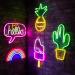 Alien Pink Neon Light | LED Astronaut Wall Art & Party Decoration | Gaming Setup & Christmas Night Light - Buy Online on SooperMarket.com