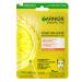Garnier Beauty Face Mask Brightening and Hydrating Skin Care Hyaluronic Acid + Vitamin C for Dull and Uneven skin 1 Tissue Mask 28g Brightening for Dull Skin