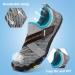 Kids Water Shoes - Lightweight Slip-On Aqua Sock for Boys & Girls - Comfort Sole for Easy Walking - Grey/Blue - Size 2 Big Kid - Buy Online on SooperMarket.com