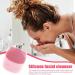 DASHIELL Face Scrubber Penguin Shape Vibrating Face Scrub Brush - Waterproof Skin Care Face Brushes Electric Face Brush for Women and Men Pink - Buy Online on SooperMarket.com