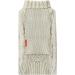 KYEESE Golden Thread Turtleneck Dog Sweater for Cold Weather - Medium Beige - Buy Online on SooperMarket.com