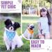 20-Piece Adjustable & Washable Dog Bandanas | Polka Dot Triangle Scarf for Small to Medium Pets - Buy Online on SooperMarket.com