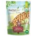 Organic Dry Roasted Blanched Hazelnuts with Himalayan Salt, 4 Pounds  Non-GMO, Oven Roasted Lightly Salted Whole Filberts, No Oil Added, Vegan Snack, Kosher, Bulk. Rich in Essential Fatty Acids