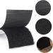 STAY GENT Self Adhesive Hook and Loop Tape - 11CM Wide, 1M Long - Black Nylon Fabric Fastener for Couch Cushions, Guitar Pedals, Cable Management - Ideal for Crafts Projects - Buy Online on SooperMarket.com