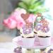 Unimall 48PC Rose Gold Glitter Cupcake Toppers | Diamond Ring & Heart Cake Picks for Weddings Engagements & Bachelorette Parties - Multi-Color Decorations - Buy Online on SooperMarket.com