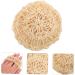 KALLORY 2pcs Natural Loofah Bath Sponge Set - Exfoliating Scrubber for Showers & Spa | International Shipping - Buy Online on SooperMarket.com