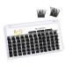 Cluster Lashes C Curl 10mm 72 Clusters B&Q Lash Clusters C D Curl Individual Cluster Lashes Mega Volume Eyelash Clusters DIY Lash Extensions Soft Fluffy Cluster Eyelash Extensions (B16 C-10mm) C-10 mm B 16