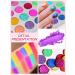 Kalolary Glow in the Dark Neon Eyeshadow Palette - 24 Colors, UV Glow, Matte & Glitter, Highly Pigmented, with 4 Brushes - Buy Online on SooperMarket.com