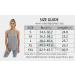 Aeuui Women's Racerback Tank Top - Dark Blue, Medium | Workout & Yoga Athletic Top - Buy Online on SooperMarket.com