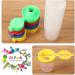 Non-Spill Paint Cups for Kids with Flip Lids - Set of 24 Assorted Colors for Art Supply, School, Classroom, Artist Studio - Buy Online on SooperMarket.com