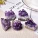 1PC Natural Amethyst Crystal Cluster Quartz Raw Crystals Stone Decoration Ornament Purple Stone Ore 1PC Random Delivery - Buy Online on SooperMarket.com