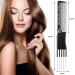 4 Pieces Carbon Lift Teasing Combs - Salon Lifting Fluffing Comb for Women - Black and Purple Artsy Style - 5 Stainless Steel Pins Included - Buy Online on SooperMarket.com