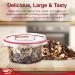 Tropgo Salad Decor - Healthy Salad Mix with Salted Almonds Dried Cranberries and Seeds in a Reusable and Recyclable Tub - Guilt Free Mixed Nuts and Dried Fruits - Salad Topper for all Ages (200G) - Buy Online on SooperMarket.com
