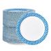 MUCHII 8.375 Inch Disposable Paper Plates, 300 Count Disposable Paper Plates, Soak-Proof Paper Plates for Daily Use, Cut-Proof Holiday Paper Plates for Family Gatherings, Parties, Picnic And So On. 8.375 inch - 300 pack