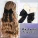 2 Pack Bow Hair Clips Pink Hair Bows for Women Girls Large Bow Clips Hair Barrette Hair Accessories(Black White) - Buy Online on SooperMarket.com