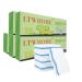LTWHOME Magic Cleaning Dual Sided Wave Type Sponge Melamine 100X 60X 25mm (Pack of 50)