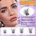Self Adhesive Lash Clusters - Natural Eyelashes Extension No Glue Needed DIY Wispy Lashes CD Curl 10-16MM 72Pcs by Zegaine - Shop Now - Buy Online on SooperMarket.com