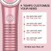 Professional Ceramic Ionic Hair Straightener Brush - Anti-Scald Fast-Heat for Home, Travel & Salon - Buy Online on SooperMarket.com