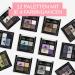 Manhattan Eyemazing Effect Eyeshadow Palette - 4 Shimmering Smokey Eye Colors | Fancy Nudes 60m - 1 Pack for Stunning Makeup Looks - Buy Online on SooperMarket.com