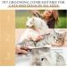 Boao Stainless Steel Pet Comb for Dogs & Cats - Perfect for All Sizes & Hair Types | Durable Rounded Teeth for Gentle Grooming - Buy Online on SooperMarket.com