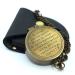 Brass Compass W/Joshua1:9,Confirmation Christian Gifts for Women Jesus Religious Gift for Teen Girls Birthday for Mom Grandma Graduation Easter Gifts for Daughter Son w/Bible Verse