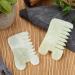 Jade Massage Comb and Gua Sha Tool Set for Head and Meridian Massage - Green Classic Style - Buy Online on SooperMarket.com