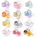 AOOWU Chunky Glitter 12 Colors 3D Nail Art Sequins - Festival & Holographic Cosmetic Glitter for Nail, Face, Body & DIY Art - Buy Online on SooperMarket.com
