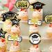 2024 Graduation Cupcake Toppers - 12Pcs Glitter Black Gold Class of 2024 Congrats Grad 2024 Cap Diploma Cupcake Picks Graduation Cake Decorations for 2024 Graduation Party Supplies - Buy Online on SooperMarket.com