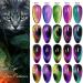 HERBENJOY Cat Eye Gel Nail Polish Set 6 Colors Galaxy Magnetic UV Nail Polish with Magent Stick Base Black Gel Nail Varnish and Universal Rainbow Nail Gel Nail Polish DIY Manicure Nail Salon - Buy Online on SooperMarket.com