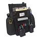ECWKVN Car Front Seat Organiser -Car File Organiser Heavy Duty Car Passenger Tidy Backseat Organiser-Vehicle Storage Bag with 10 Multi Pockets for Laptops Tablet Cup Holder Black