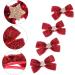 ABOOFAN 4 Pairs Bow Tie Bowknot Hairbands Barrette Ponytail Hair Ties Elastic Hair Band Elastic Hair Tie Christmas Bowknot Hairpin Bowknot Barrette Bride Star Shape Fabric Props - Buy Online on SooperMarket.com