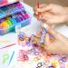 Inscraft 17500+ Rubber Loom Bands Kit with Blue Container - 28 Colors, 600 S-Clips, 352 Beads, 40 Cartoon Pendant - Bracelet Making Refill Set for Kids - Buy Online on SooperMarket.com