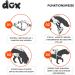 DDOXX Nylon Step-In Dog Harness - Adjustable Orange Puppy Harness for All Sizes - XXS (1.0 x 26-35 cm) - Comfortable & Durable International Shipping - Buy Online on SooperMarket.com