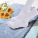 Healeved 2 Pairs Cotton Diabetic Crew Socks - White & Ankle - Elderly Nursing Comfort - Buy Online on SooperMarket.com