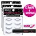 Ardell Multipack Lashes Demi Wispies - 12 pairs & duo Brush eyelash glue Dark - 2 Packs 5 Count - Buy Online on SooperMarket.com
