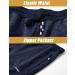 MAGNIVIT Men's Navy Blue Tracksuit Set - Small | Full Zip Athletic Jogging Sweatsuit - Buy Online on SooperMarket.com